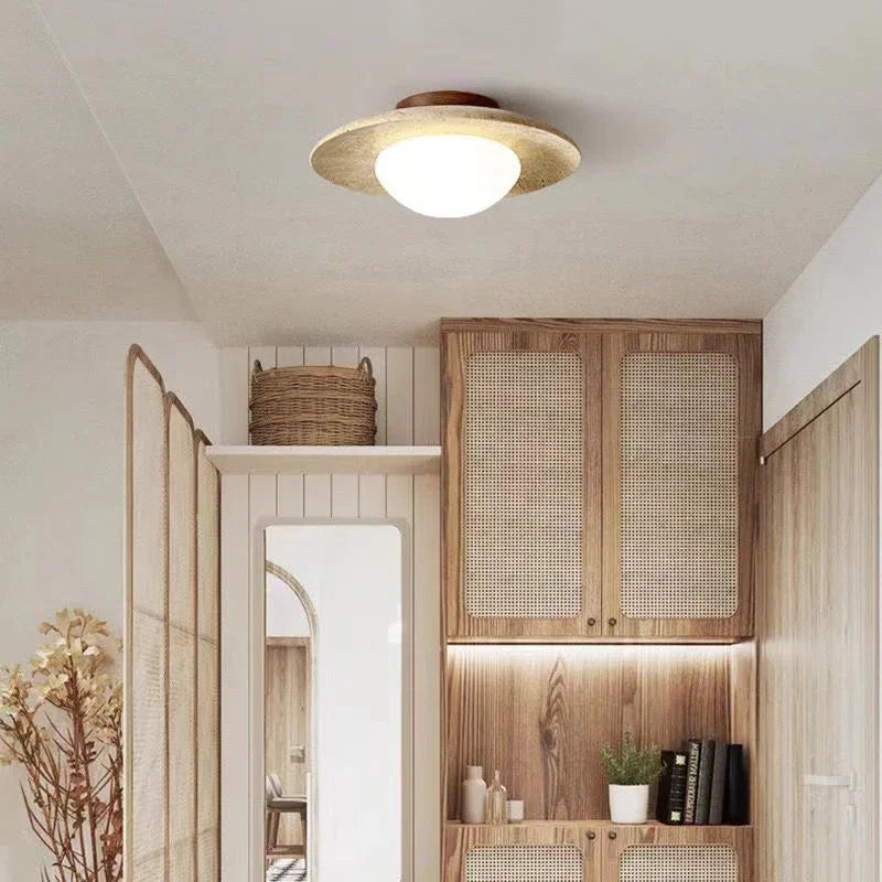 Urstunda Travertine Ceiling Lamp