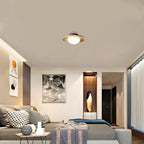 Urstunda Travertine Ceiling Lamp