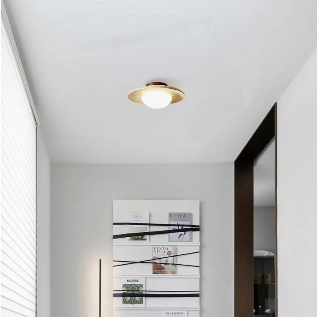Urstunda Travertine Ceiling Lamp