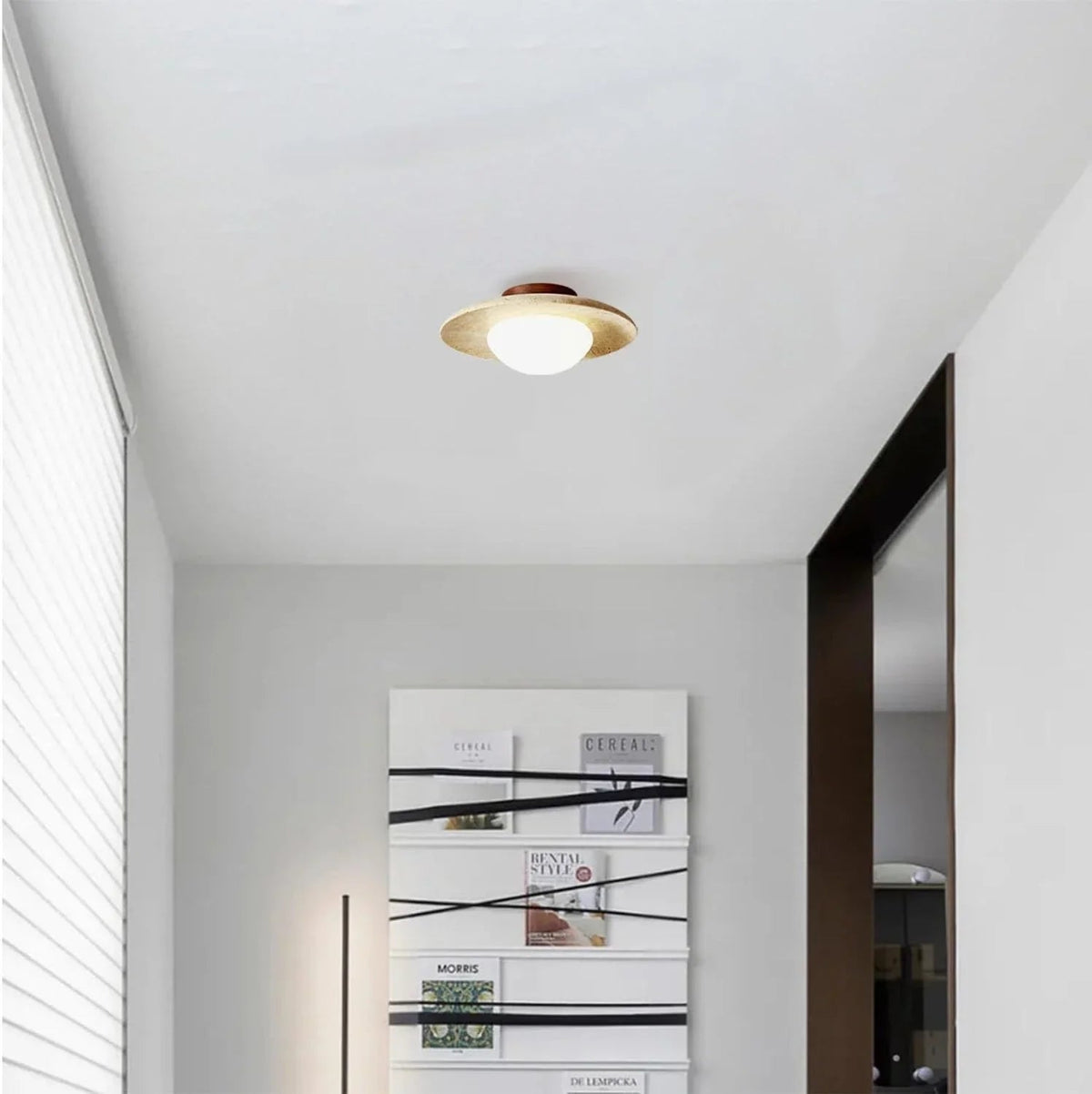 Urstunda Travertine Ceiling Lamp