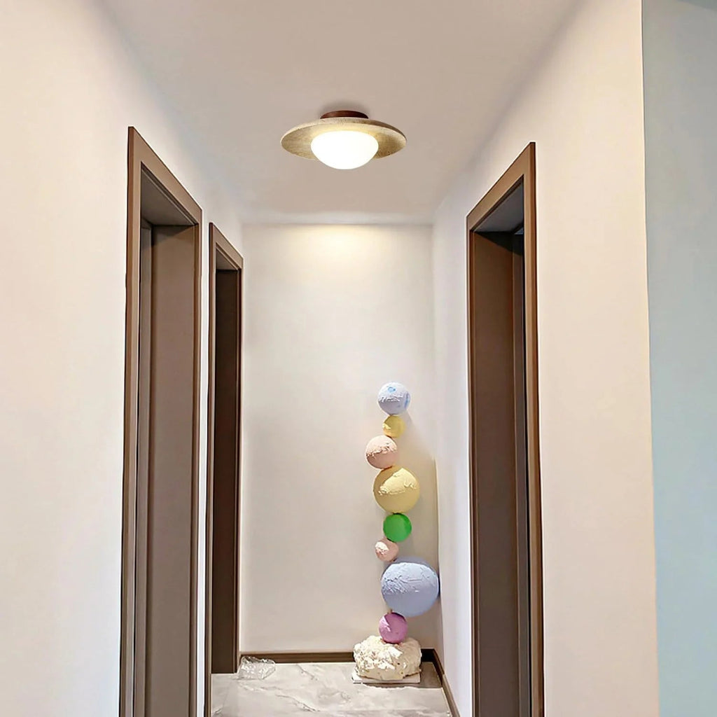 Urstunda Travertine Ceiling Lamp
