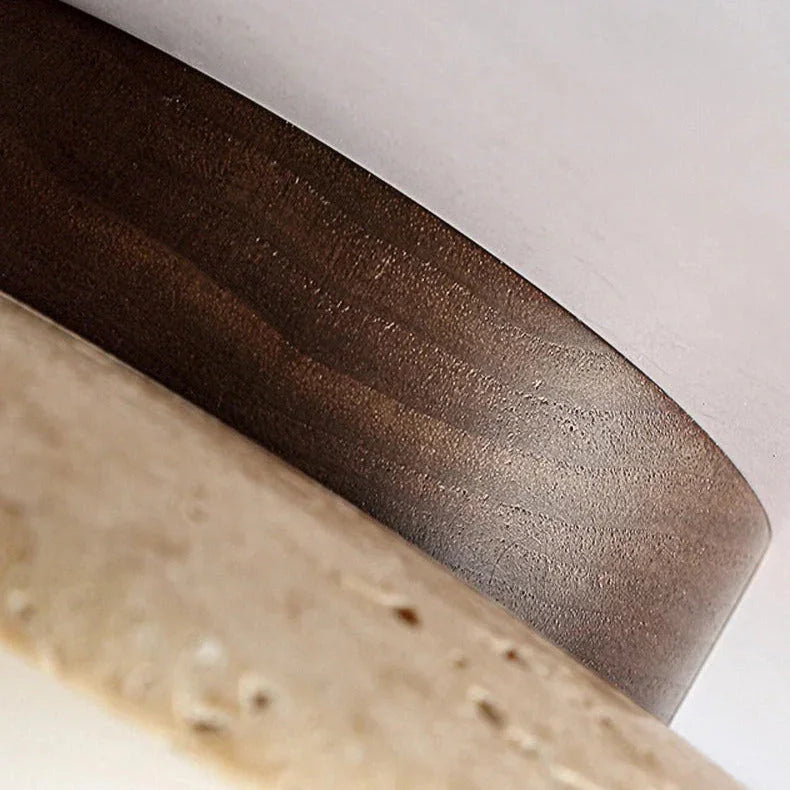 Urstunda Travertine Ceiling Lamp