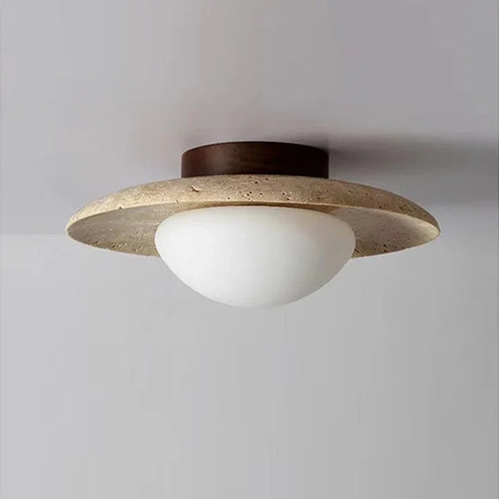 Urstunda Travertine Ceiling Lamp