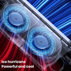 USB Car Cooling Fan Set of 2, 3 Speeds, Headrest Mount, 5 V, view 3