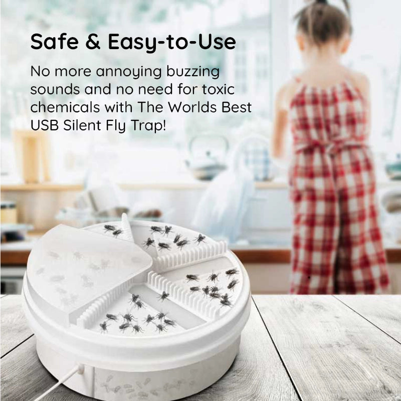 USB Fly Trap for Homes and Workplaces, Easy to Set Up and Maintain, view 11