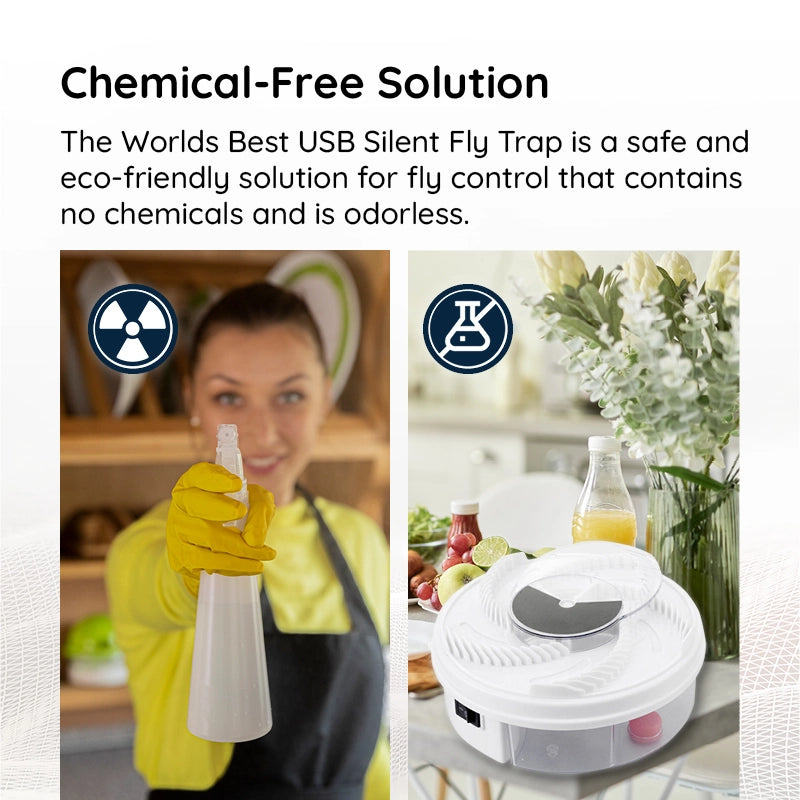 USB Fly Trap for Homes and Workplaces, Easy to Set Up and Maintain, view 6