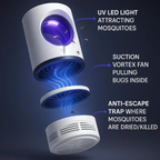 UV Light Electric Insect Killer Lamp with Fan Trap, 109 x 109 x 215 mm, view 6