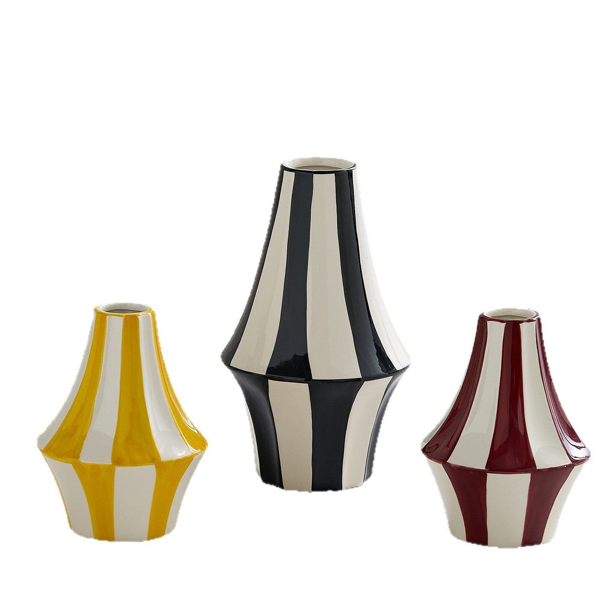 Vase Yellow Red Black | High & Bury