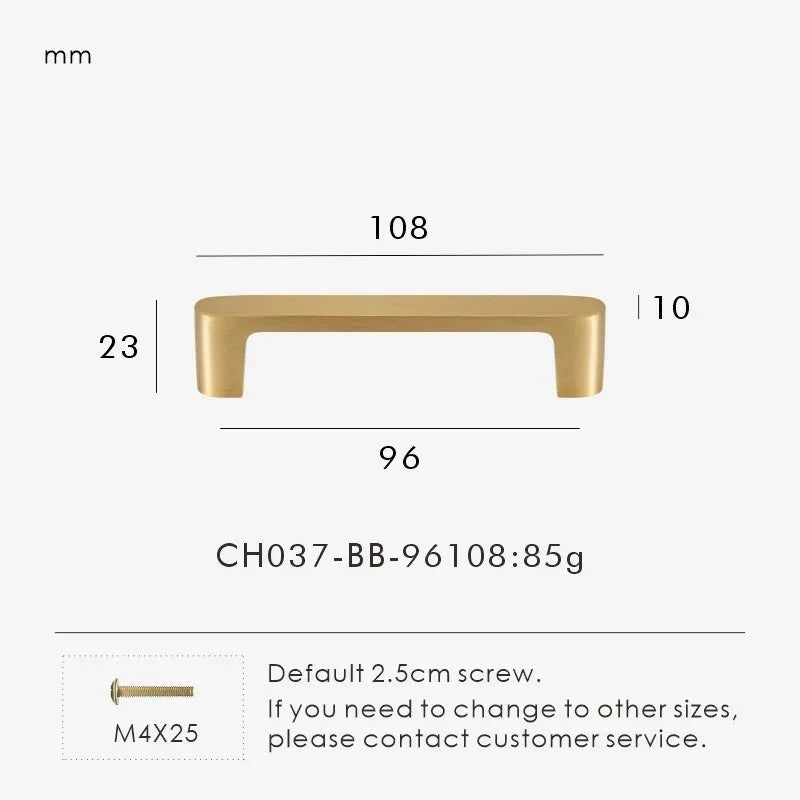 Vermara Wall Brass Handles