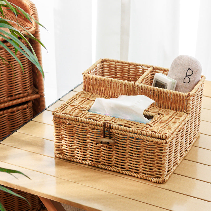 Versatile Handcrafted Woven Storage Caddy | High & Bury
