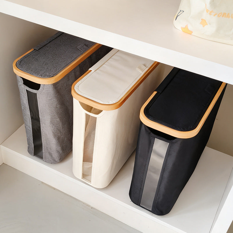 Versatile Laundry Separation Box with Removable Lid and Inner Compartment | High & Bury