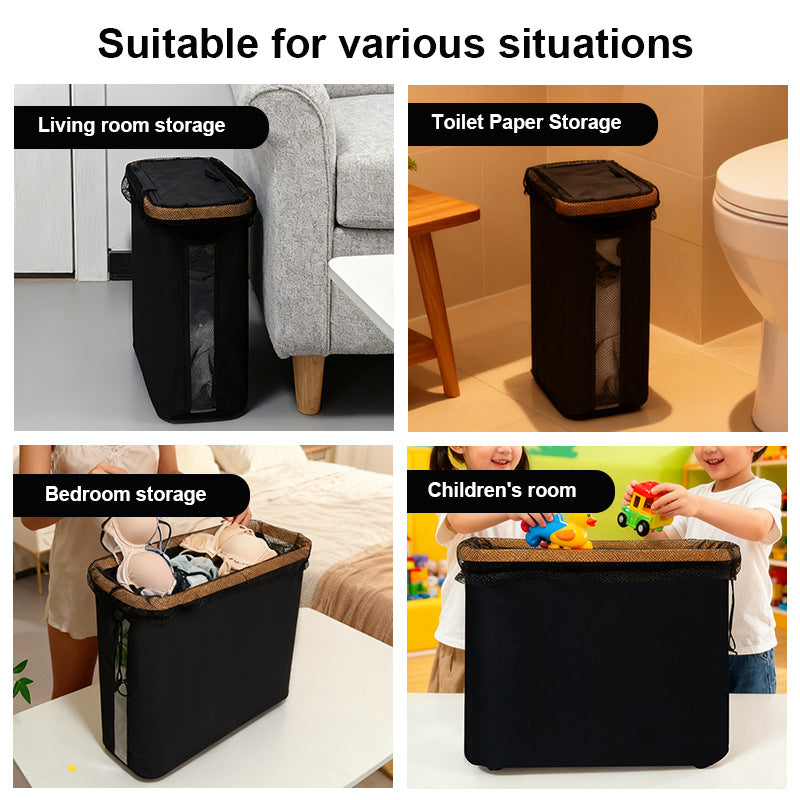 Versatile Laundry Separation Box with Removable Lid and Inner Compartment | High & Bury