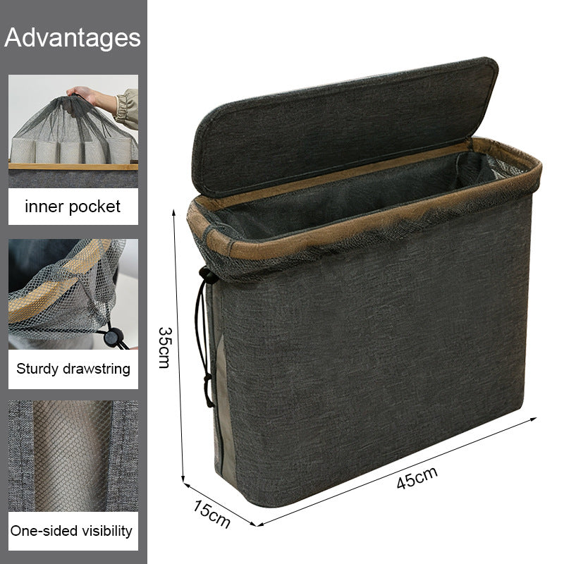 Versatile Laundry Separation Box with Removable Lid and Inner Compartment | High & Bury
