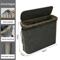 Versatile Laundry Separation Box with Removable Lid and Inner Compartment | High & Bury
