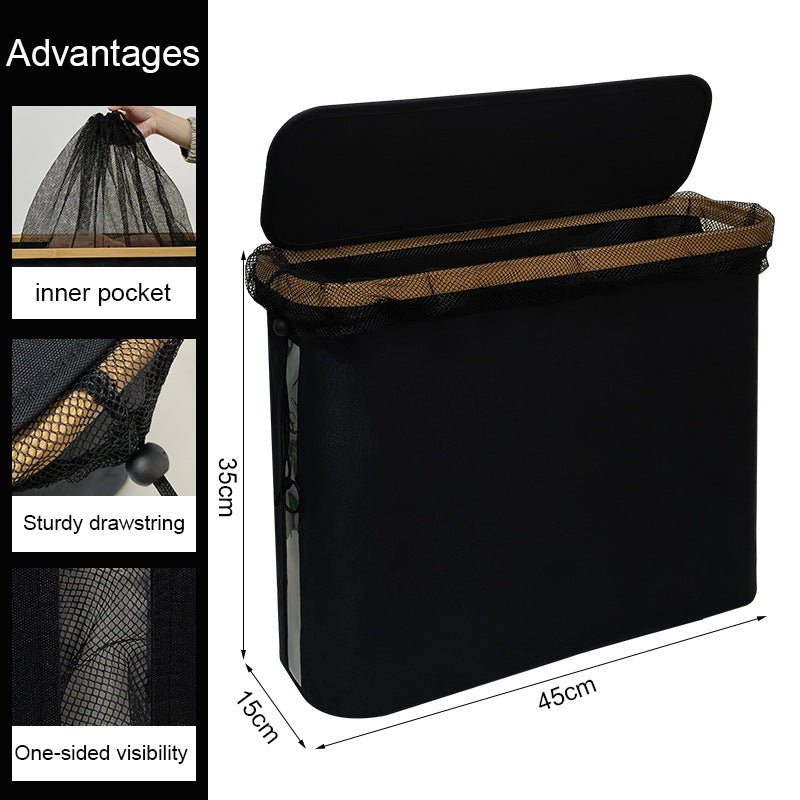 Versatile Laundry Separation Box with Removable Lid and Inner Compartment | High & Bury