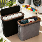 Versatile Laundry Separation Box with Removable Lid and Inner Compartment | High & Bury