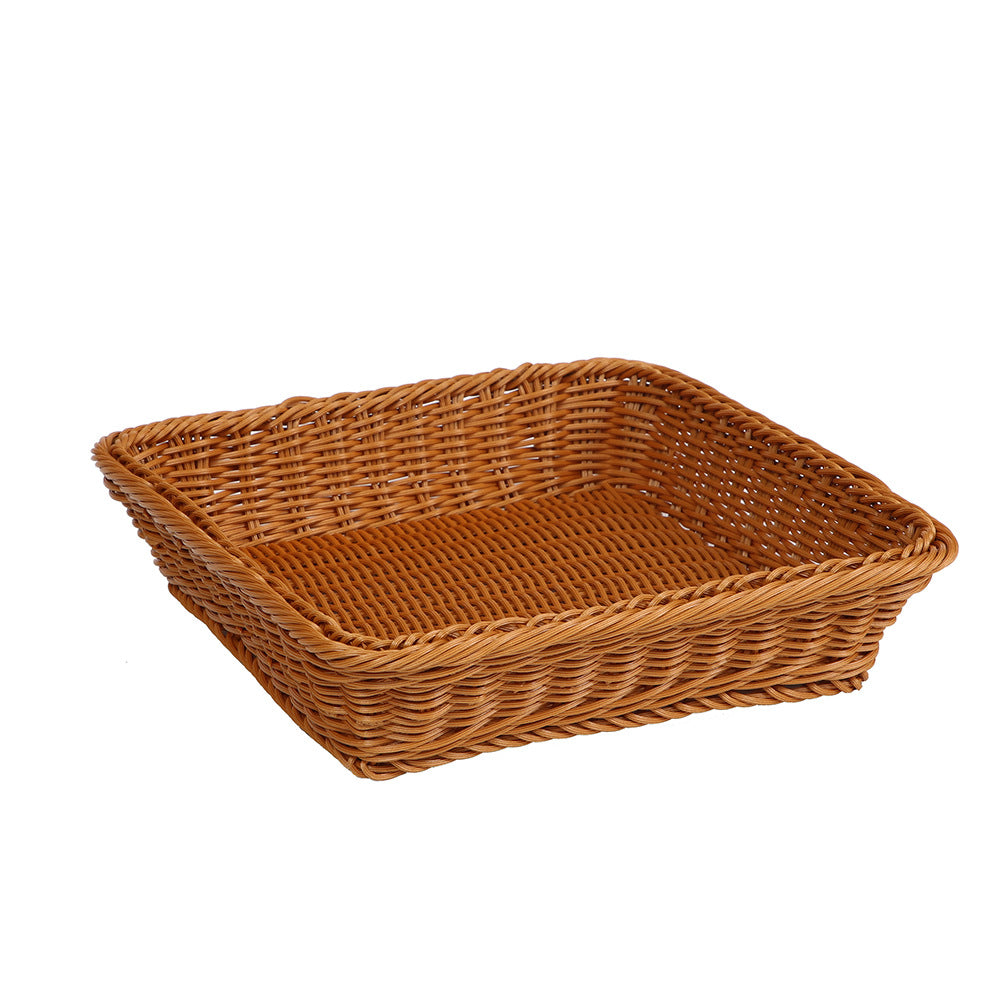 Versatile Rectangular Woven Storage Basket | High & Bury
