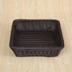 Versatile Rectangular Woven Storage Basket | High & Bury