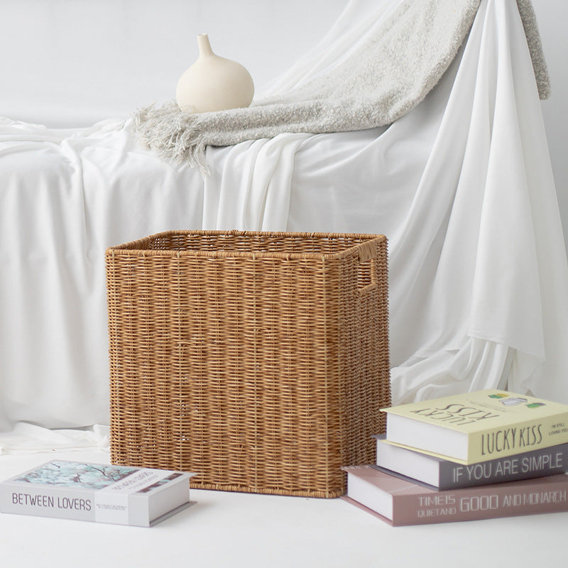 Versatile Storage Basket made of Natural Wicker | High & Bury