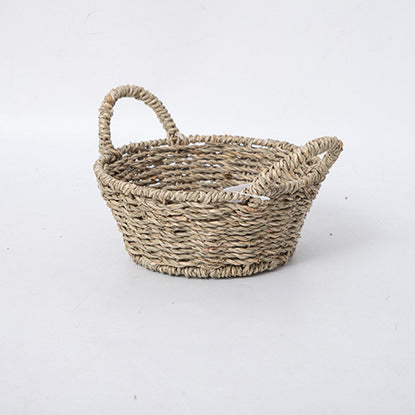 Versatile Woven Storage Basket Natural Original | High & Bury
