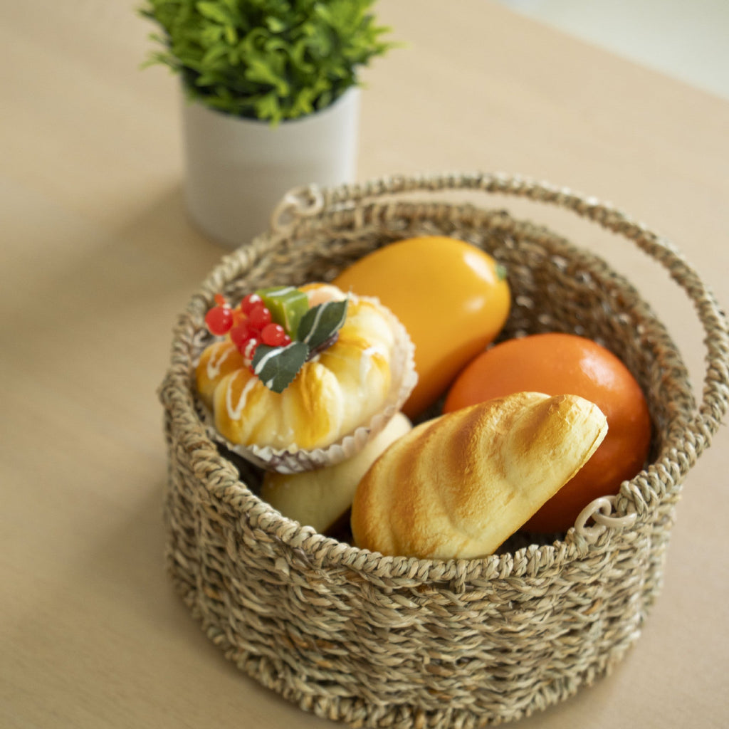 Versatile Woven Storage Basket Natural Original | High & Bury