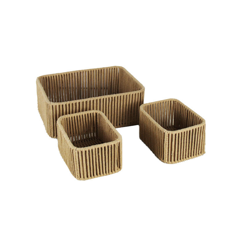 Versatile Woven Storage Baskets Set | High & Bury
