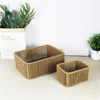 Versatile Woven Storage Baskets Set | High & Bury