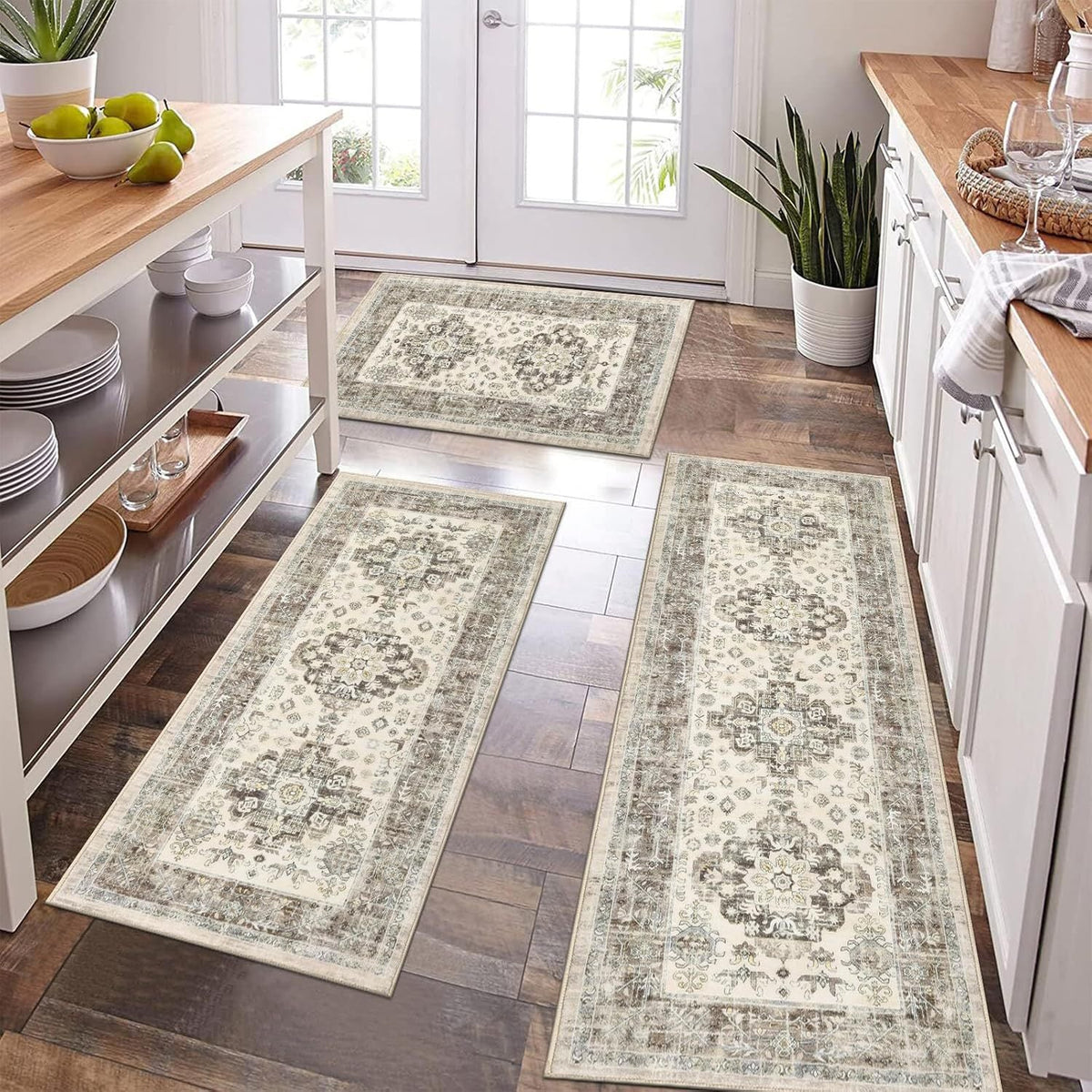 Vintage-Inspired Kitchen Runner Mat | High & Bury