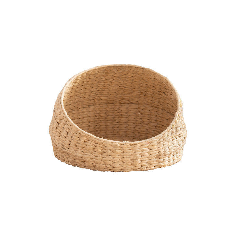 Vintage Style Woven Bike Basket | High & Bury