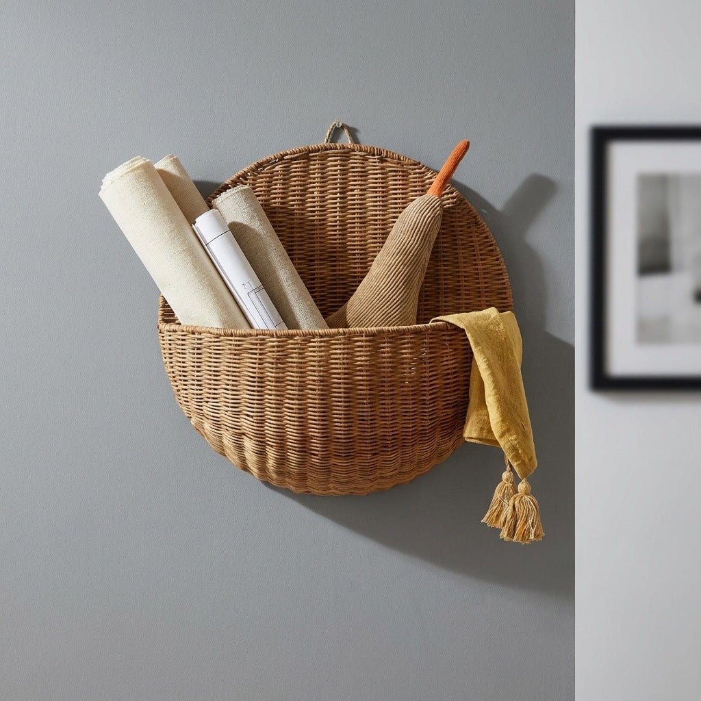 Wall Basket for Stylish Storage | High & Bury