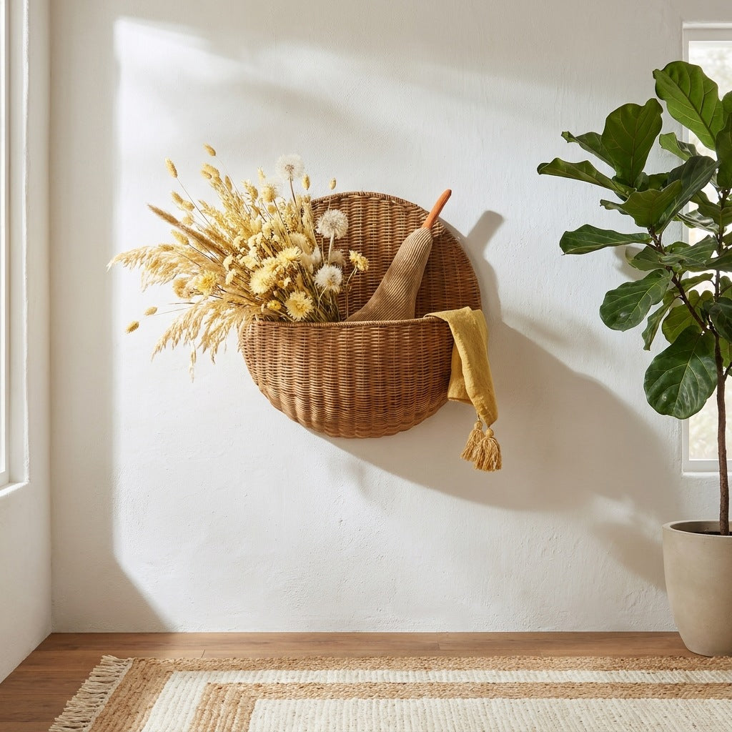 Wall Basket for Stylish Storage | High & Bury