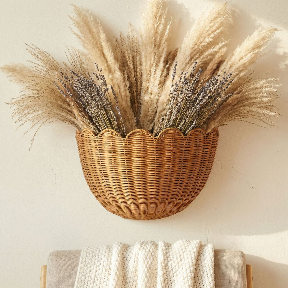 Wall Basket for Towels | High & Bury