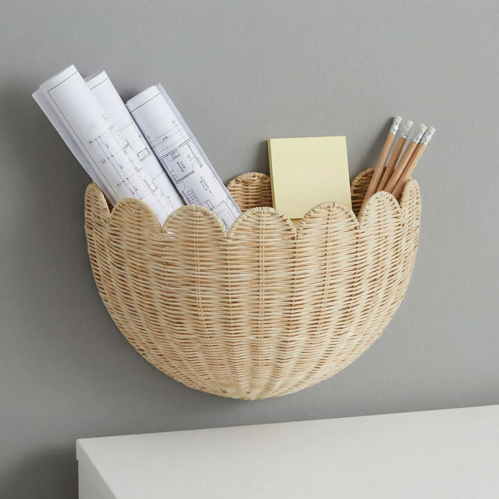 Wall Basket for Towels | High & Bury