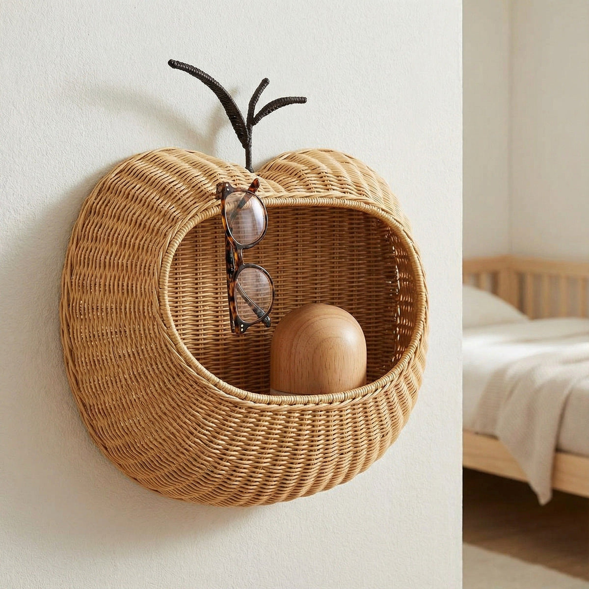 Wall Basket in Apple Shape | High & Bury