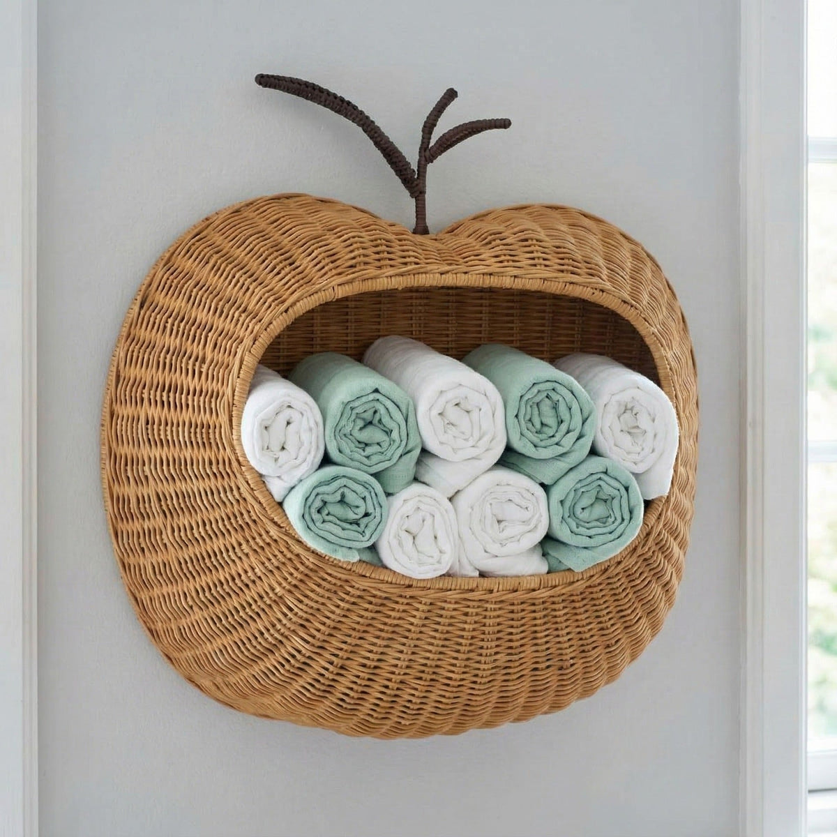 Wall Basket in Apple Shape | High & Bury