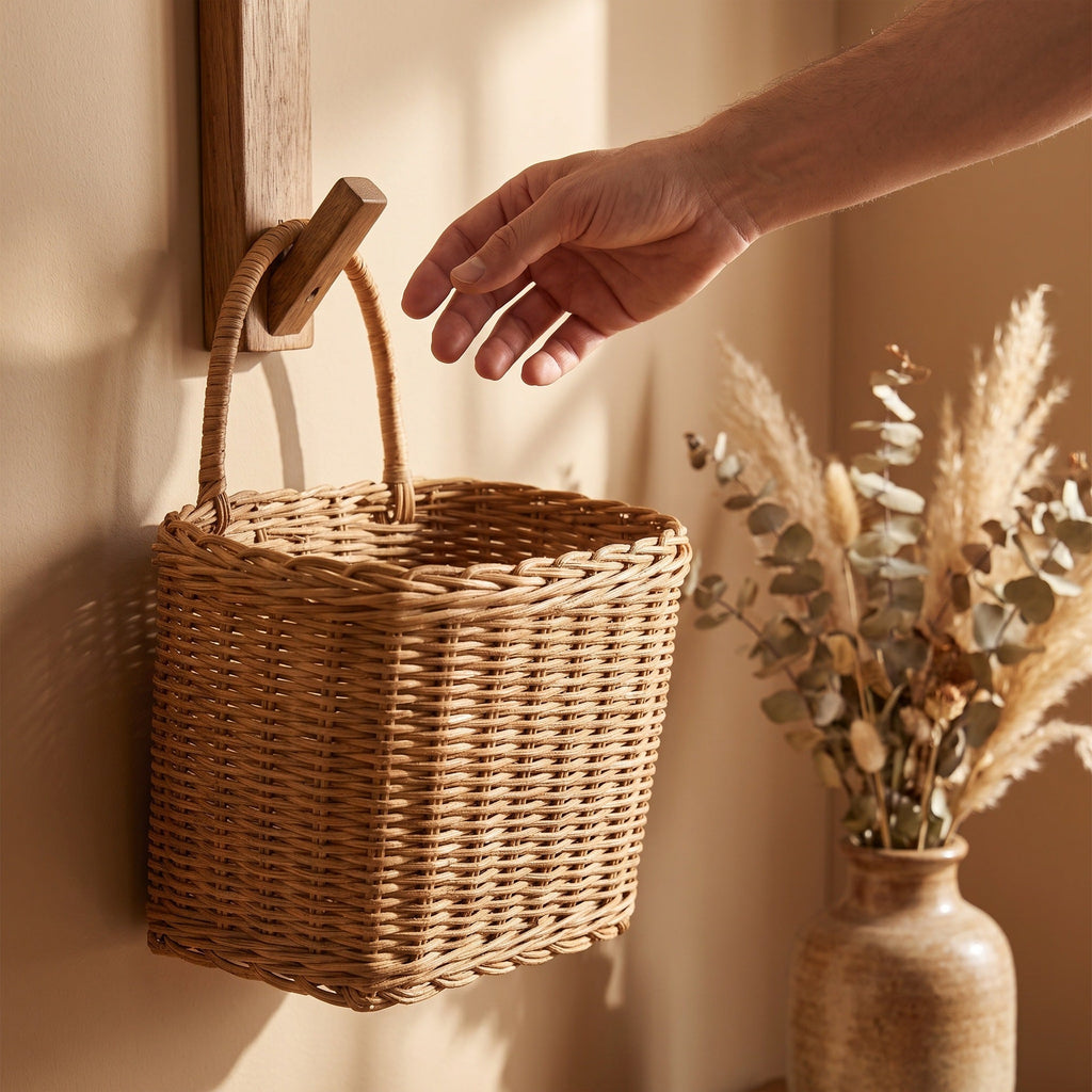 Wall Basket with Practical Storage System | High & Bury