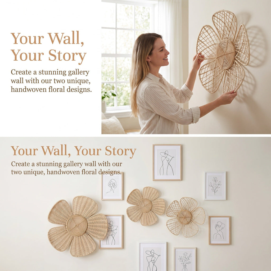 Wall Decoration made of Braided Material | High & Bury