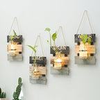 Wall Decoration with Glass Carafe Holder | High & Bury