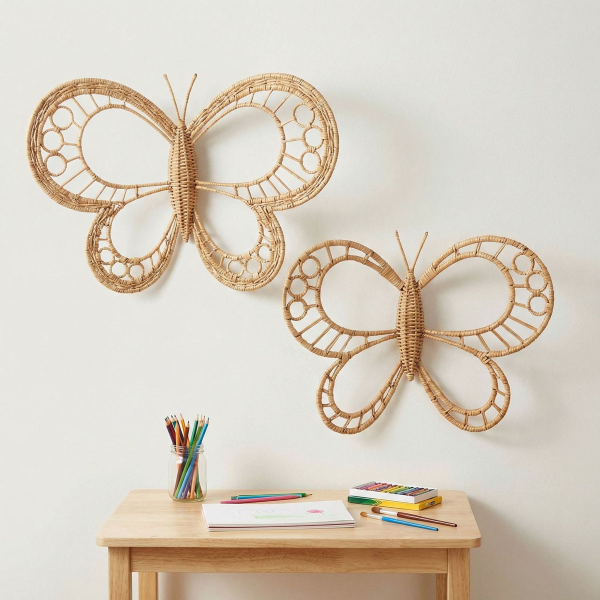 Wall Decoration Woven Natural Fiber | High & Bury