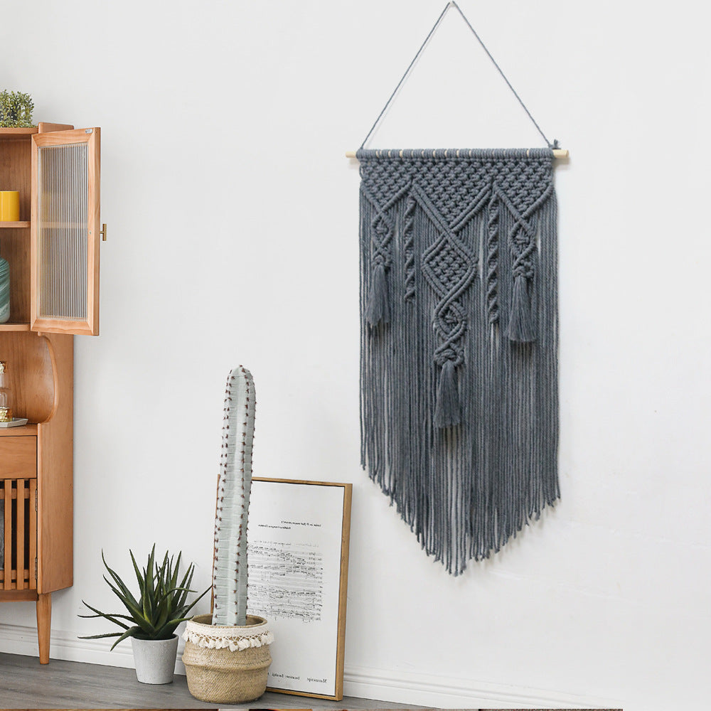 Wall Hanging Beige Gray | High & Bury