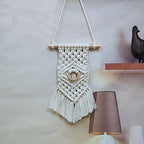 Wall Hanging Cotton Macrame Wood | High & Bury