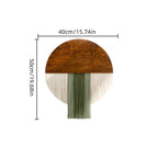 Wall Hanging made of Dyed Yarn and Wood | High & Bury