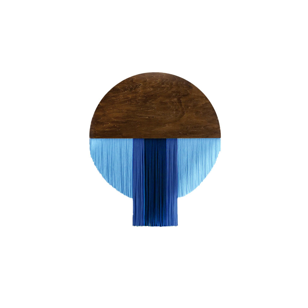 Wall Hanging made of Dyed Yarn and Wood | High & Bury