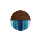 Wall Hanging made of Dyed Yarn and Wood | High & Bury