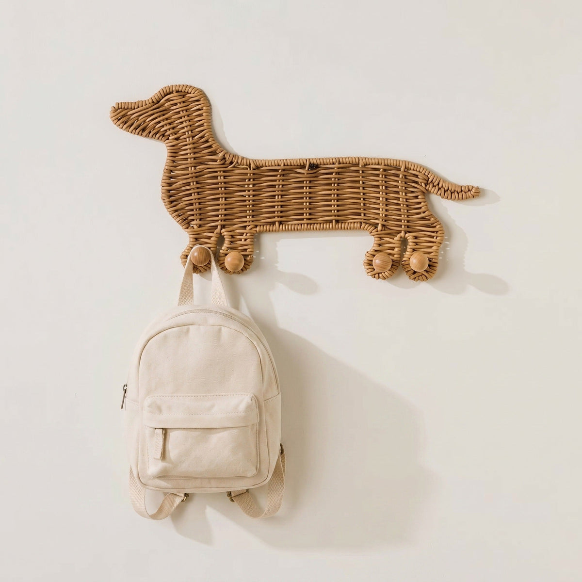 Wall Hook Woven Natural Fiber | High & Bury