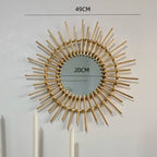Wall Mirror with Wicker Basket | High & Bury