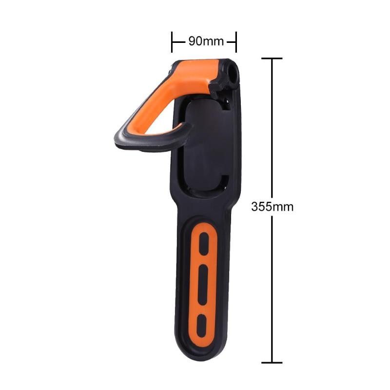 Wall-Mounted Bicycle Storage Hook Rack, Plastic, 355 X 90 X 30mm, view 2