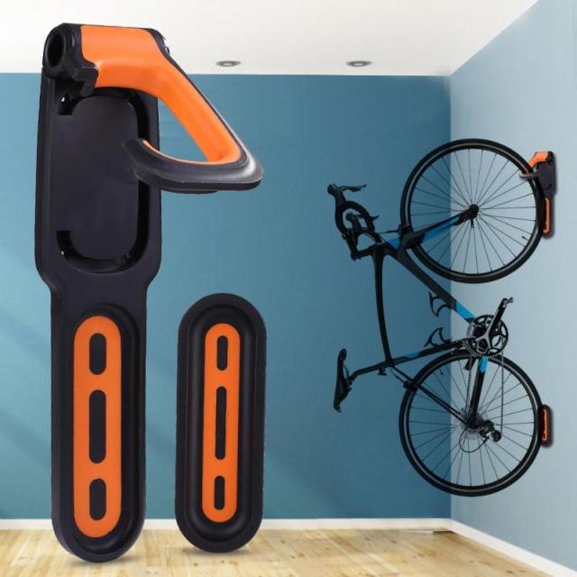 Wall-Mounted Bicycle Storage Hook Rack, Plastic, 355 X 90 X 30mm, view 3