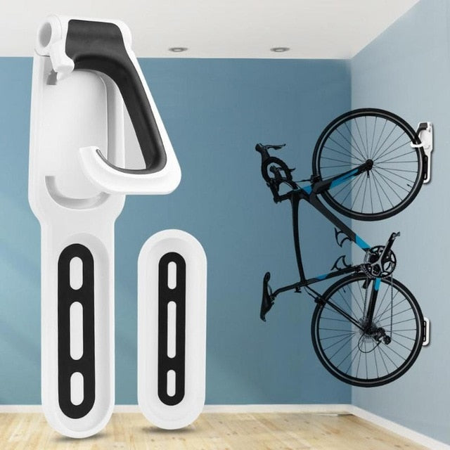 Wall-Mounted Bicycle Storage Hook Rack, Plastic, 355 X 90 X 30mm, view 4
