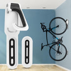 Wall-Mounted Bicycle Storage Hook Rack, Plastic, 355 X 90 X 30mm, view 4
